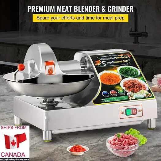 10 Litre multifuntional meat bowl cutter mixer