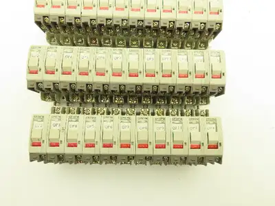 Fuji Electric Circuit Breakers AC/DC | 2/3/5/7A | 1-Pole | Lot of 47