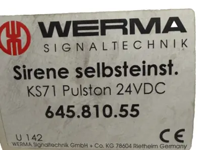 NEW WERMA 645.810.55 SIREN ELEMENT 64581055