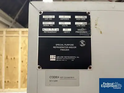 USED Lab Line Lab-Line Frigid-Cab 3566-10 Flammable Material Storage Refrigerator