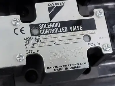 Directional Control Valves LS-GO2-7CA-25-EN-650 & LS-GO2-2CA-25-EN-645