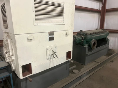 Ingersoll Rand 4×9-10N2A Multi-Stage Centrifugal Pump w/ 600 HP Motor