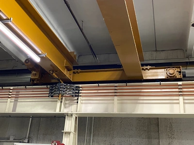 Michigan 
			Crane Inc. 15 Ton x 34' Bridge Crane