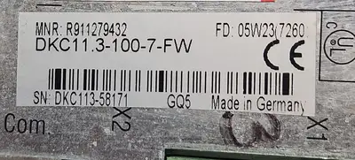 Rexroth DKC11.3-100-7-FW Driver Controller (BIN551)
