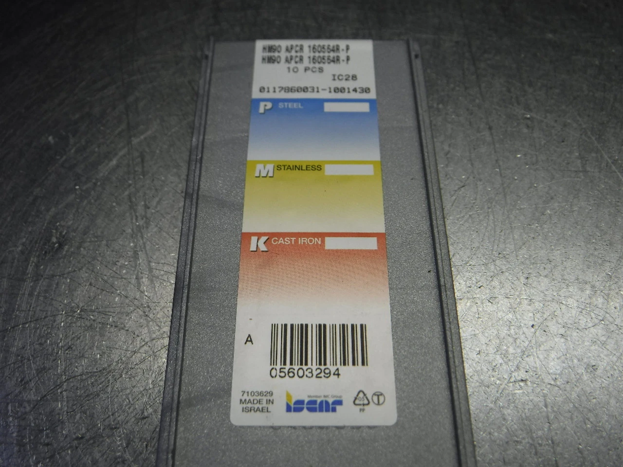 Iscar Carbide Milling Inserts QTY10 HM90 APCR 160564R-P IC28 (LOC805)
