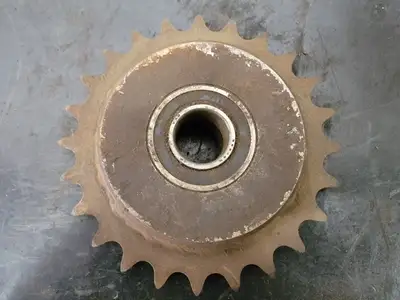 Stock Bore Roller Chain Sprocket 60B24 w/ Ball Bearing BCF205F