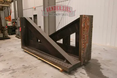 Angle Plates, 119" x 23 1/8" x 59 1/2" Base Drilled & Tapped