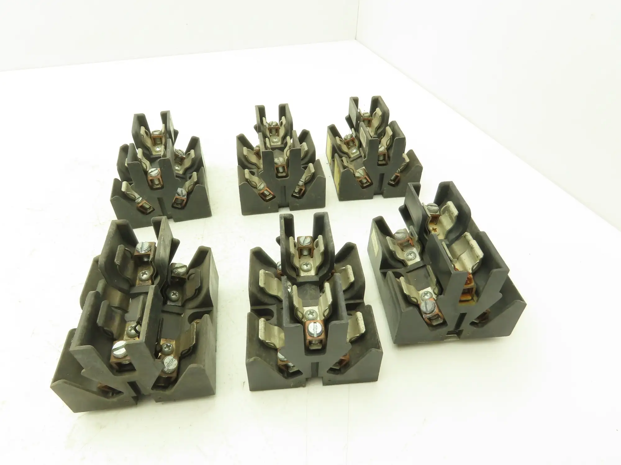 Bussmann JP60030-3CORA Pyramid /Open Style Fuse Block 600V-30A 3 Pole Lot of 6