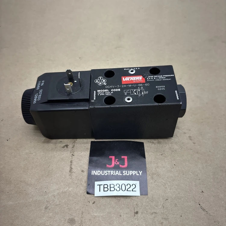 Used Vickers DG4V-3-2A-M-U-B6-60 Valves/Fittings Indiana US | J&J Industrial Supply #720839