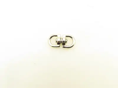 EquipRite 3/8" x 1-1/2" Double Swivel Cable Snap Eye Hook Link  Box of 300