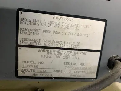 5306-180 Thermo Scientific Benchtop Muffle Furnace, Barnstead / Thermolyne Type 47900 (2192°F)