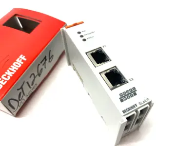 USED BECKHOFF ETHERCAT 2-PORT COMMUNICATION INTERFACE, PROFINET RT CONTROLLER