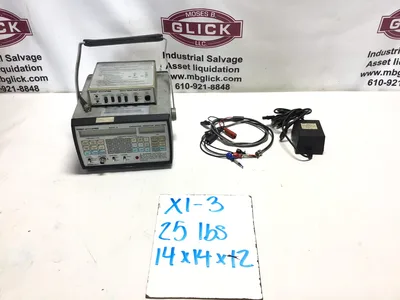 Sencore LC77 Capacitor – Inductor Analyzer with Sencore SCR & TRIAC Test Accessory