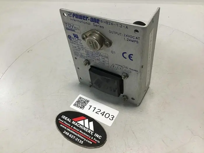Used POWER ONE HB24-1.2-A Power Supplies Michigan US | Ideal Machinery #599921