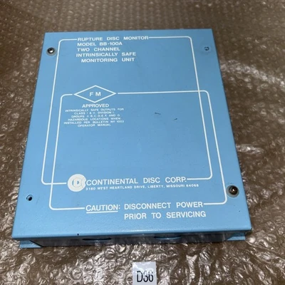 NEW Continental Disc Corp. BB-100A