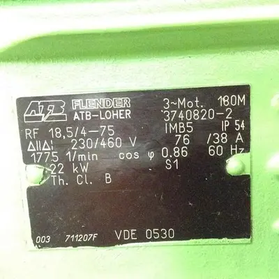 USED ATB FLENDOR AF160L/4E-21