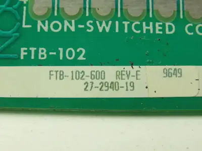 Johnson Controls FTB-102-600 Field Termination Board