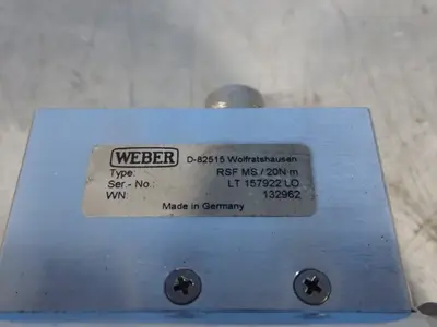 Used WEBER RSFMS/20NM Transducers | HGR 24 #752975
