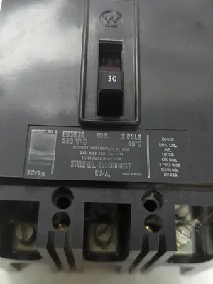 Used WESTINGHOUSE EB3030 Miscellaneous Equipment (Electrical & Power) Ohio US | Surplus Asset Holdings #1240125