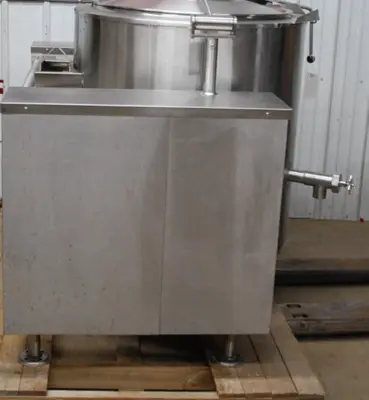 142-1256 Market Forge FT-60GL Natural Gas 60 Gallon Steam Jacketed Tilt Soup Ket