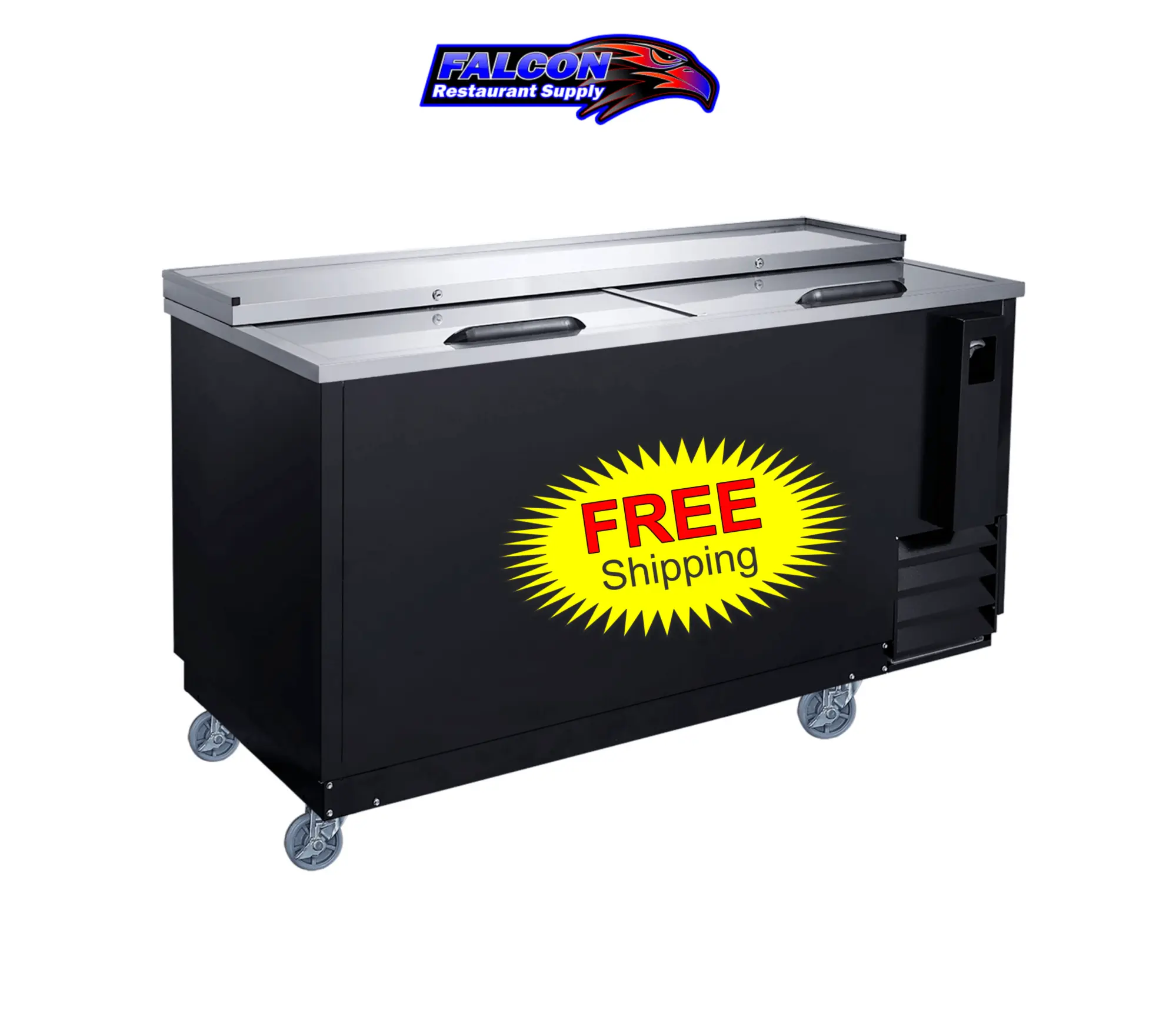 New | in-Stock Dukers New Dukers DHBC65 - 65" Bottle Cooler Bottle Coolers Illinois US | Falcon Restaurant Supply #1376260