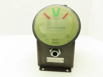 Mahr Federal D4000 D-4000 Dimensionair Air Gage 0-1.5 Dial 4000:1 .000025