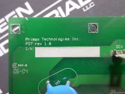 Primax PS7 Control Board Rev. 1.0 Used