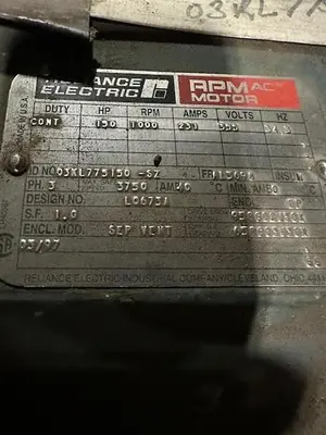 USED RELIANCE DC MOTOR
