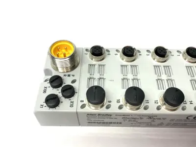 USED ALLEN BRADLEY SER. A ARMORBLOCK 16-POINT CONFIGURABLE I/O MODULE