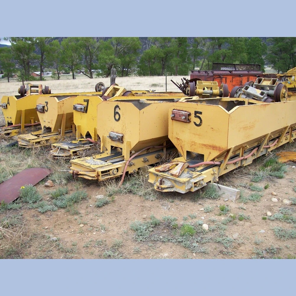 16 foot long concrete transport cars.