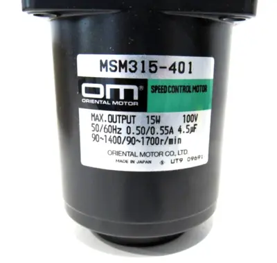 NEW ORIENTAL MOTOR MSM315-401 SERVO MOTOR MSM315401
