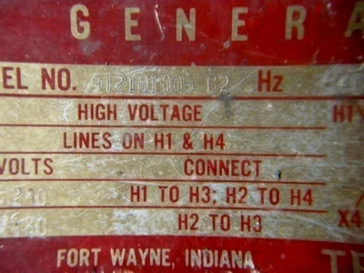 USED GENERAL ELECTRIC 9T21B1005 G2