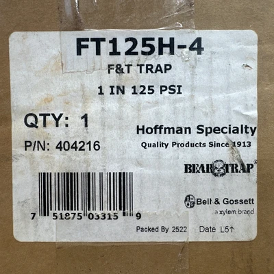 New | in-Stock Bell & Gossett 404216 Valves/Fittings Indiana US | J&J Industrial Supply #513720