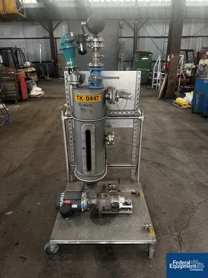 N/A 65 Liter Midway Machine Tech Agitated Receiver Tank, Hastelloy C276