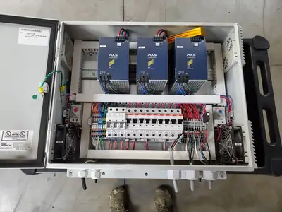 USED SICK MSC800-3620T00 Barcode Scanner Control and Power Supply Cabinet