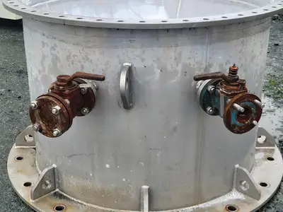 42 ft x 5 ft Dia. Stainless Steel Pellet Reactor