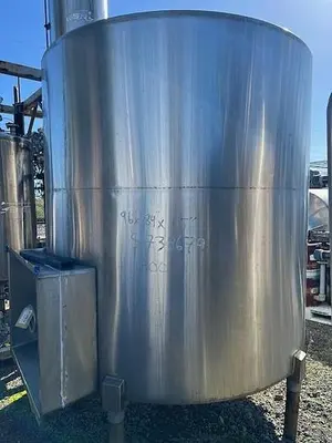 Tank, 1,550 Gallon, S/st, 78" X 86", #S738679