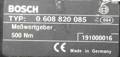 Bosch Rexroth Type 0 608 820 085 Fastener Tool  500 Nm