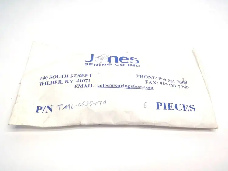 Used JONES SPRING CO 1/2" X 5/8" SPRINGS Misc Industrial Equipment | Maverick Industrial Sales #1108128
