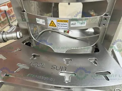 USED THERMO HYCLONE STAINLESS STEEL JACKETED SINGLE USE 100L BIOREACTOR