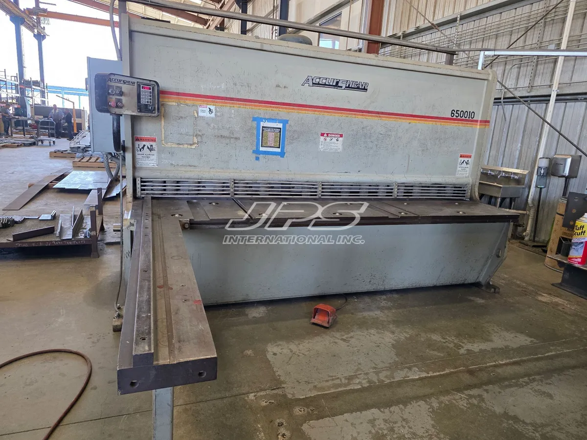 2007 ACCURSHEAR 650010 Power Squaring Shears (Inch) | JPS International Inc