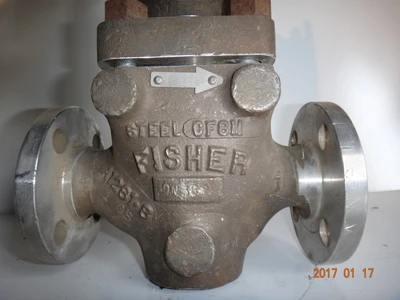 Fisher 1", Class 300, Cast Steel, Control Valve