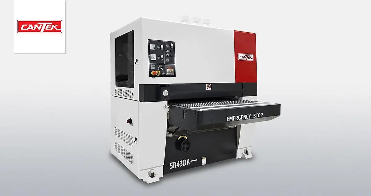 New | in-Stock 2026 CANTEK SR43DA Wide Belt Sanders Wisconsin US | John G Weber Co Inc #1303816
