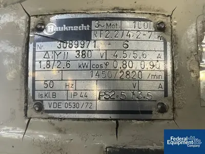 USED Krieger 20 Liter Krieger Mixer, Model MMU20, S/S