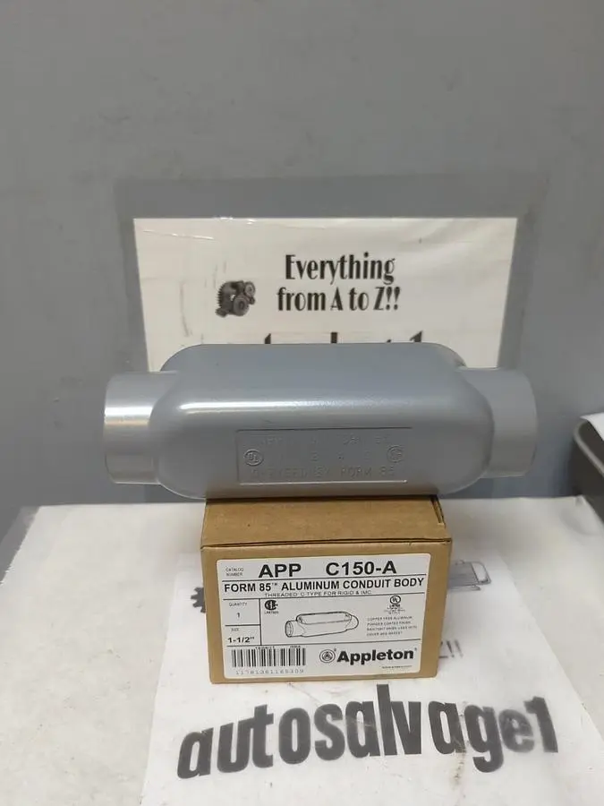 New | in-Stock APPLETON ELECTRIC C150-A Miscellaneous Equipment (Electrical & Power) Ohio US | Surplus Asset Holdings #1209245