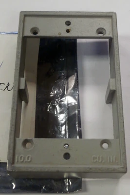 Used Gray 10.0 CU In Outlet Box Extension