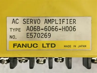 USED FANUC A06B-6066-H006 AC SERVO AMPLIFIER