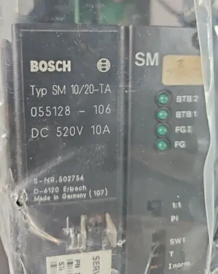 Bosch SM 10/20-T/A 055128 -106 Servo Drive 520V 10A (BIN162)
