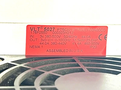 Used Danfoss VLT5027PT5CN1STR0DLF00A00C0 VLT 5027 Variable Speed Drives Michigan US | Maverick Industrial Sales #1396819
