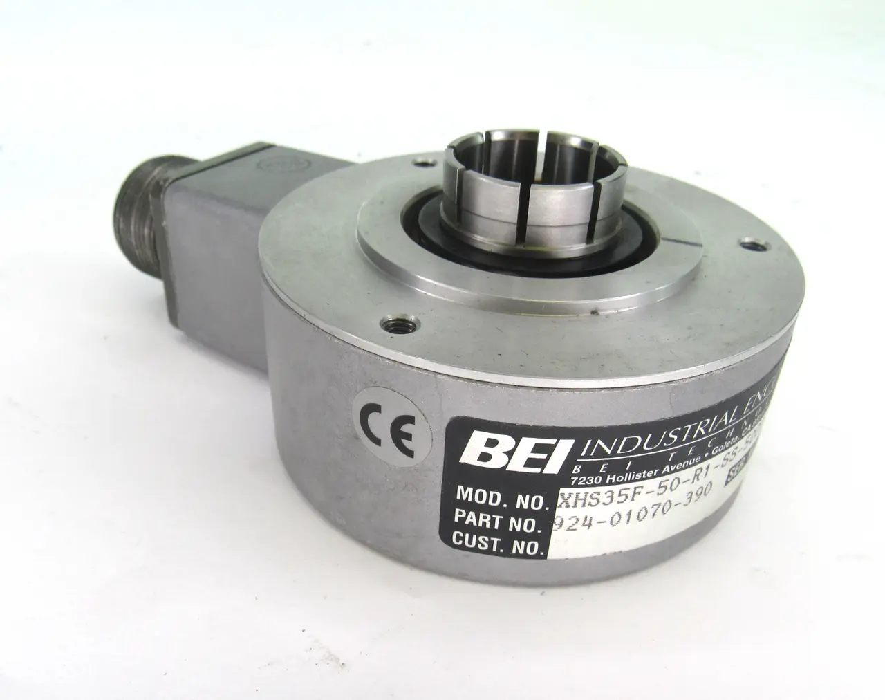 USED BEI INDUSTRIAL ENCODERS XHS35F-50-R1-SS-5000-ABZC-4469-SM18